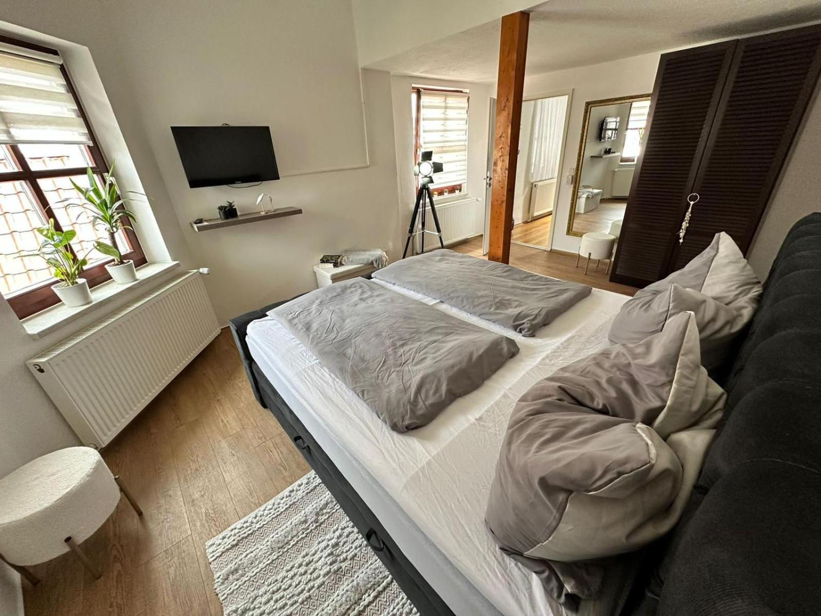 Ferienwohnung Am Strom รอสต็อค ภายนอก รูปภาพ